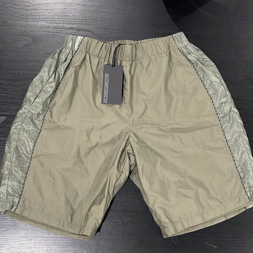 Robyn Lynch x Columbia paneled track shorts